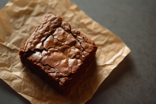 写真 スイート チョコレート ブラウニー クローズアップ