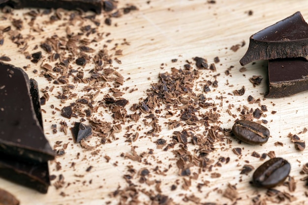 カカオと砂糖で作った甘いチョコレート