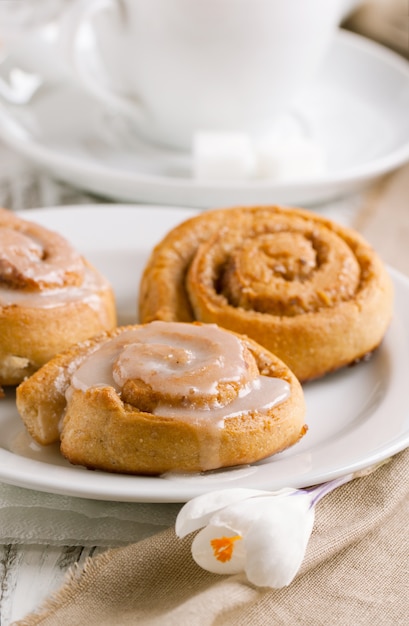 Sweet cinnamon buns