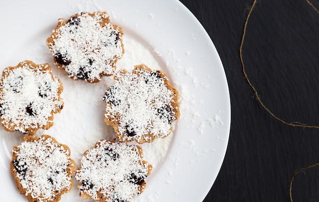 Sweet coconut cookies