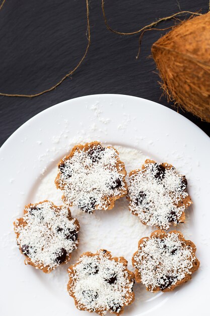 Sweet coconut cookies