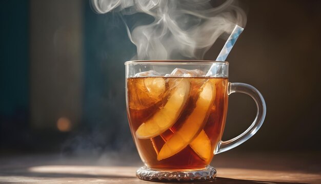 Photo sweet cold ice tea