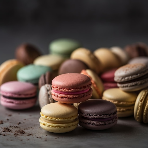 Sweet and Colorful Macarons