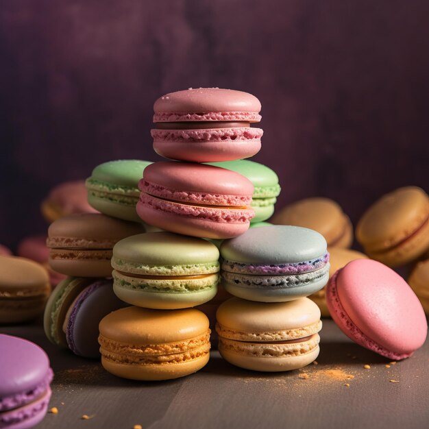 Sweet and Colorful Macarons