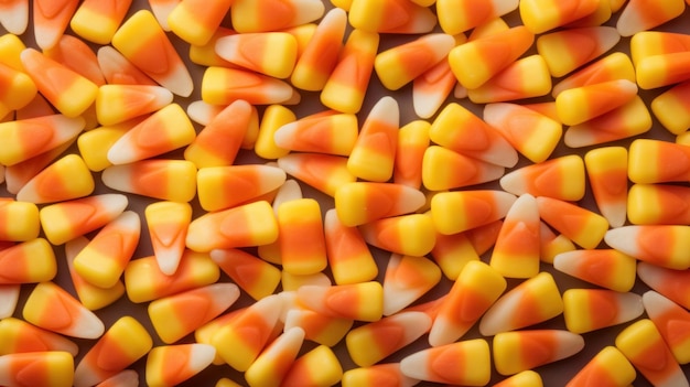 Sweet corn candy horizontal background