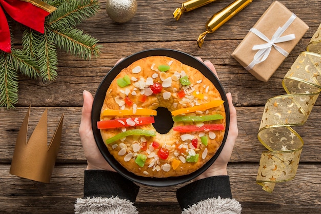 Foto dolce dolce della giornata spagnola dell'epifania