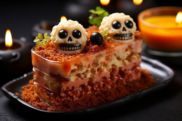 Sweet dessert for Halloween day