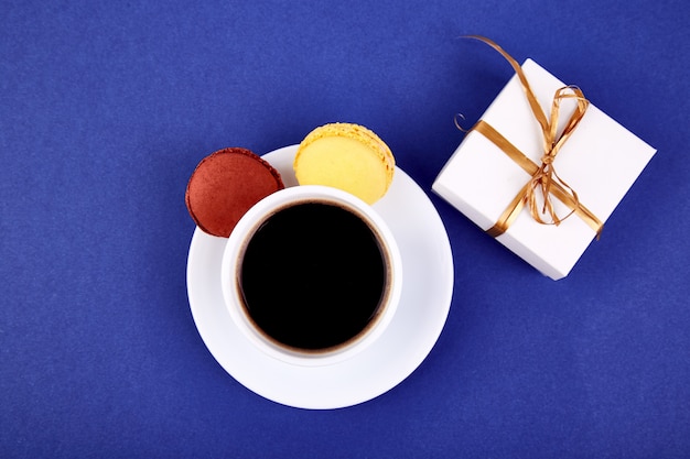 Sweet Dessert macaroon, coffee, gifts