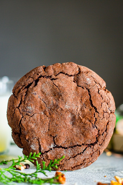 sweet dessert pastries cookies bun or gingerbread christmas treat