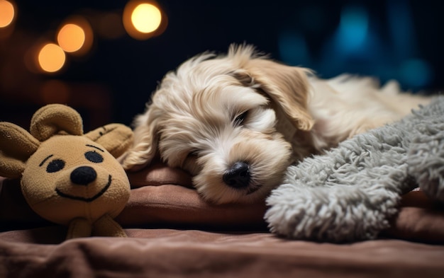 Sweet Dreams Puppy and Teddy Bear Nap Time