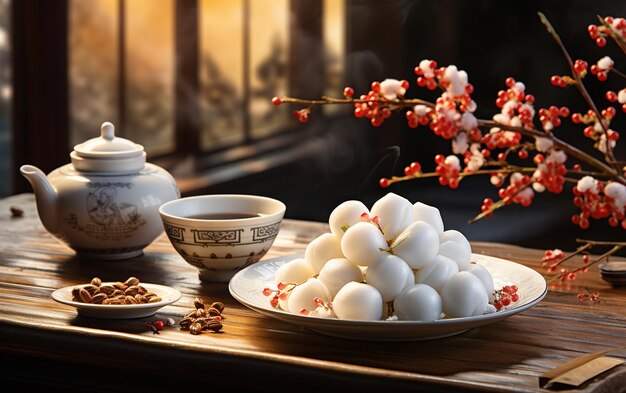 Sweet Dumpling Balls for Dongzhi Winter Solsticequot Generative AI