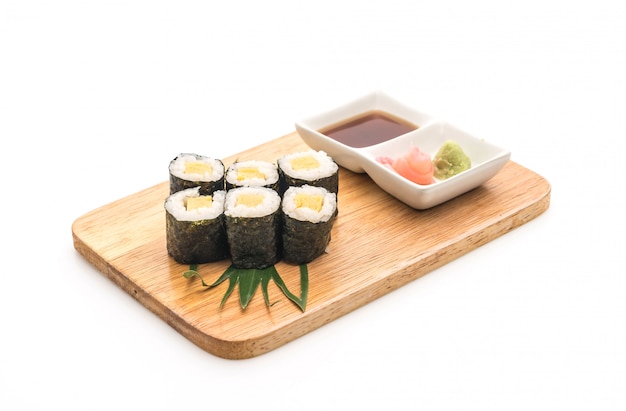 sweet egg maki (tamago) - japanese food style