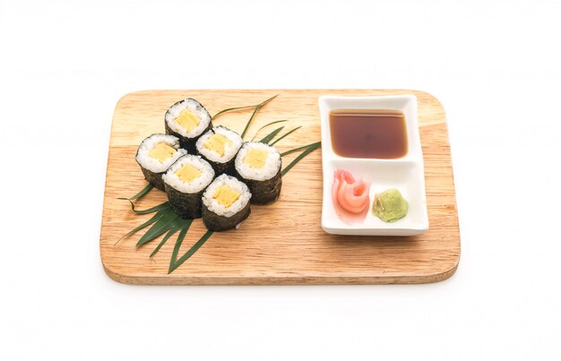 sweet egg maki (tamago) - japanese food style