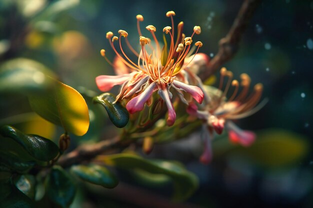 The sweet fragrance of honeysuckle wafted on the breeze a symbol of the season39s bounty