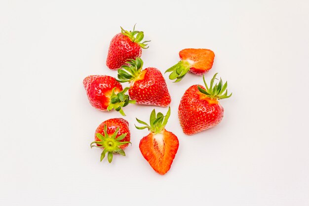 Sweet fresh strawberry isolated