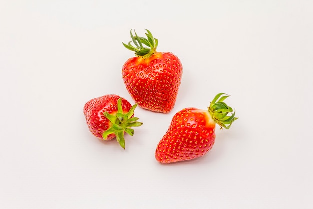 Sweet fresh strawberry isolated