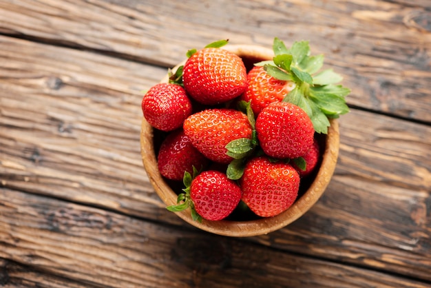 Sweet fresh strawberry