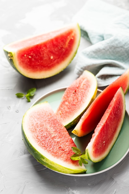 Sweet fresh watermelon