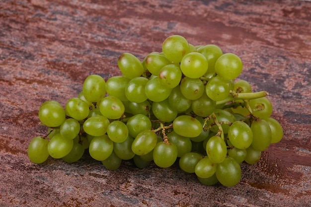 Sweet green grape branch