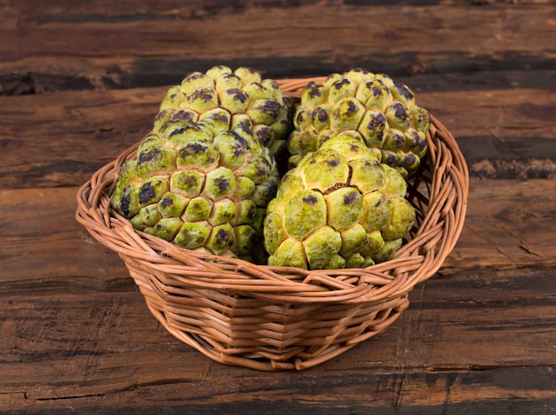 Sweet And Healthy Fruit Custard Apple 