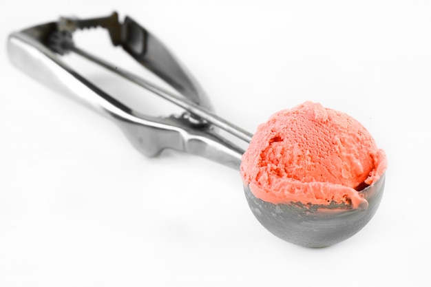 sweet ice cream close up