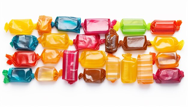 Sweet Indulgence Colorful Wrapper Candy Collection