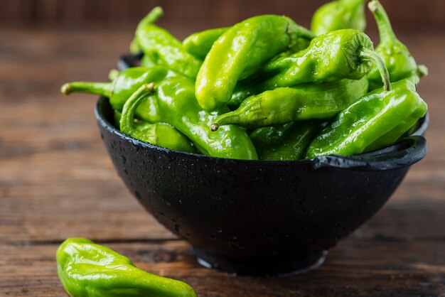 Sweet Italian green pepper