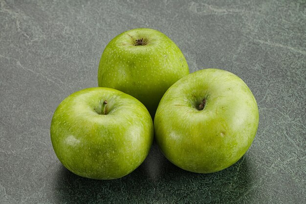 Sweet and juicy green apple