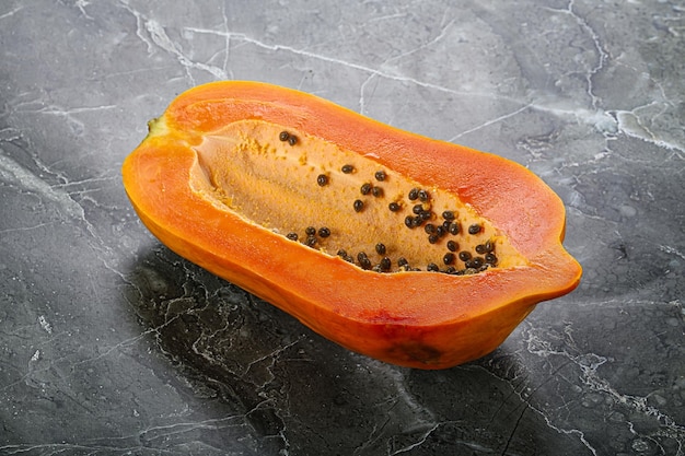 Sweet and juicy tropical papaya