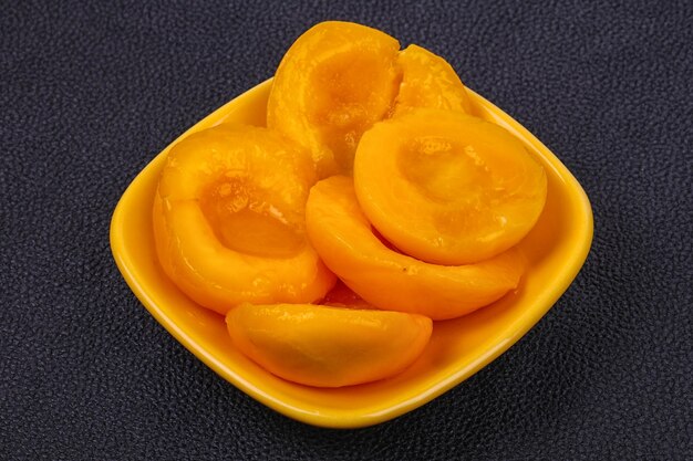 Sweet marinated peach