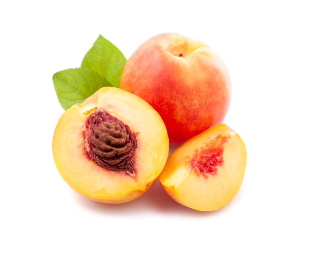 Sweet peach fruits