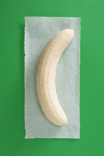 Sweet peeled banana