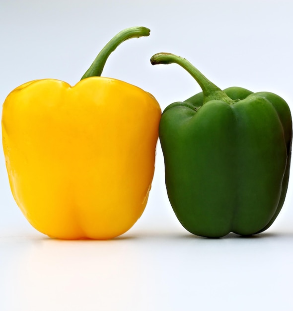 Sweet pepper isolated on white background