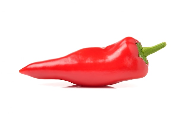 Sweet pepper isolated on a white space