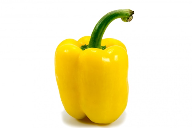 Sweet pepper on white