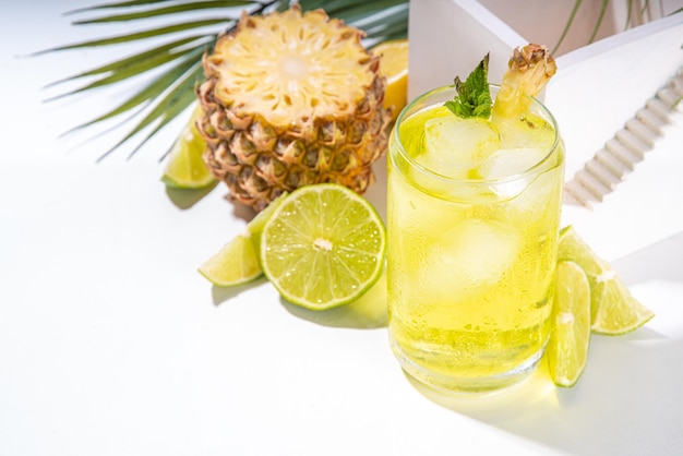 Sweet pineapple lemonade