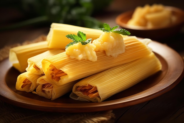 Sweet Pineapple Tamales Mexican Dessert