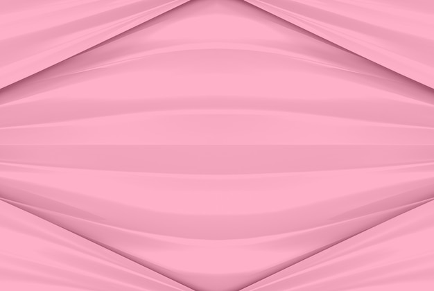 sweet pink curve waving pattern wall background.