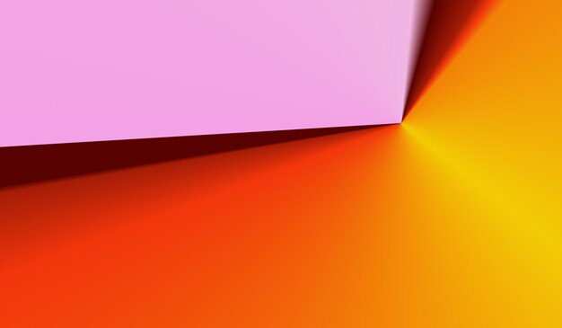 sweet pink on fresh orange abstract background