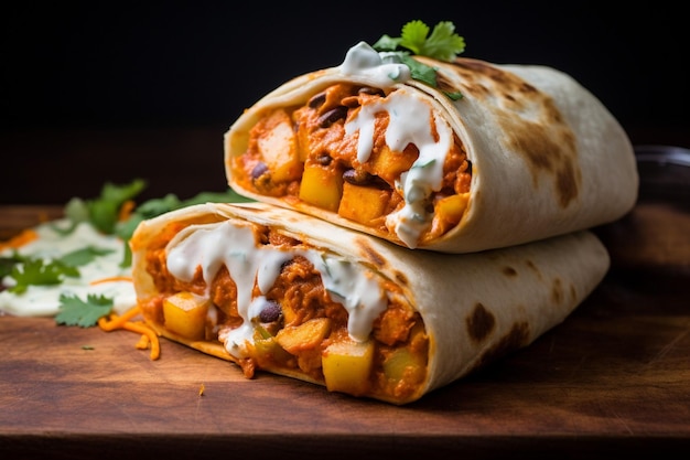 Sweet Potato Burritos