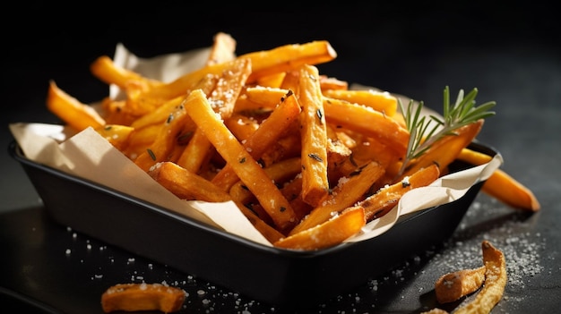 Photo sweet potato fries