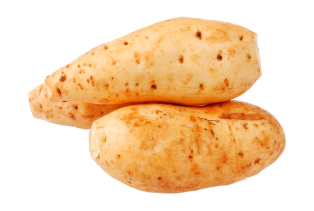 Sweet potato. Isolated on a white background.