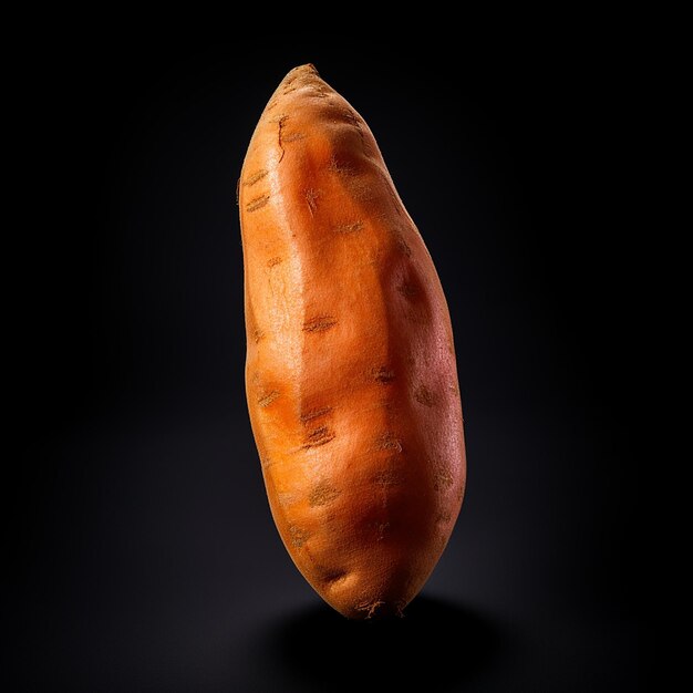 Premium Photo | Sweet Potatoes on Solid Black Background