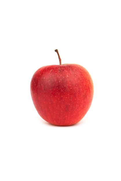 sweet red apple isolated on the white background