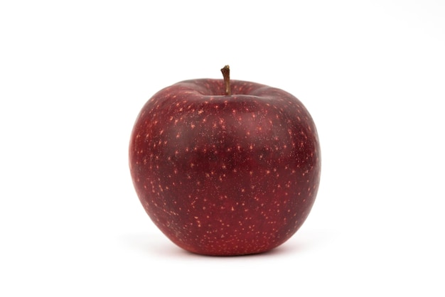 sweet red apple isolated on the white background