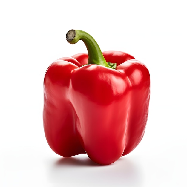 Sweet red pepper isolated