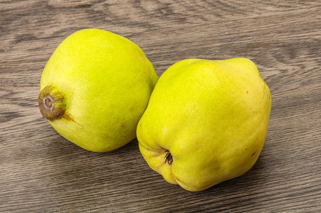 Sweet ripe and juicy quinces