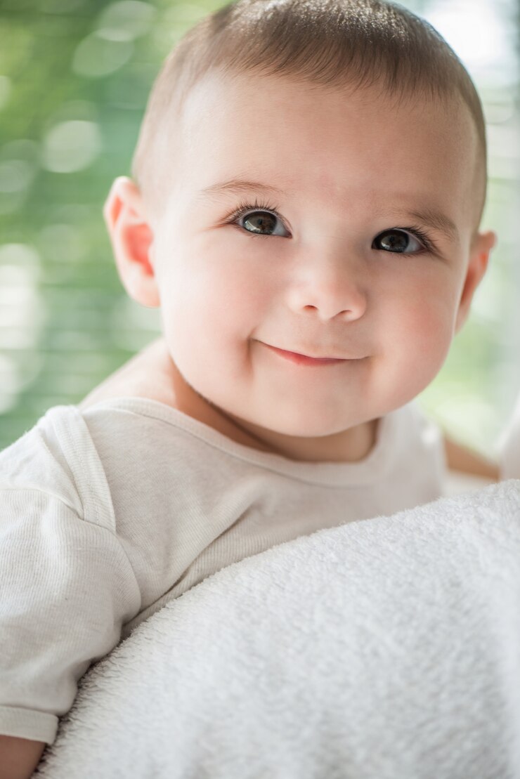 Sweet smiling baby