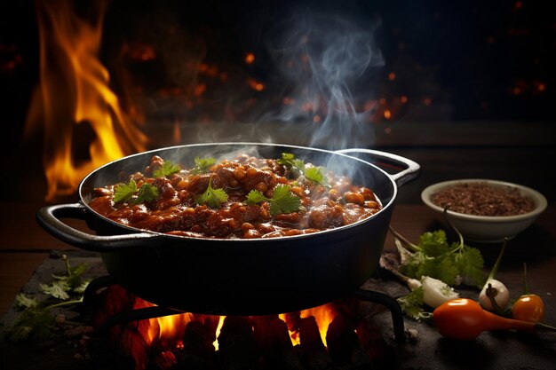 Sweet and Smoky BBQ Chili