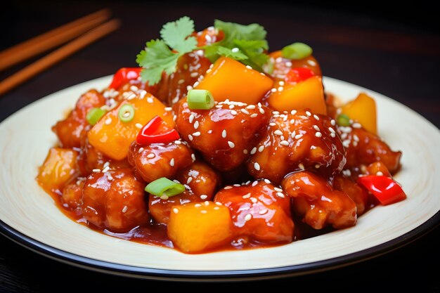 Sweet and sour chicken